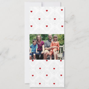 Carte de Noël de famille 4x9