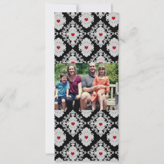 Carte de Noël de famille 4x9