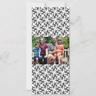 Carte de Noël de famille 4x9
