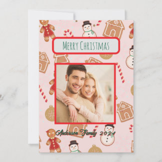 Carte de Noël de famille personnalisée