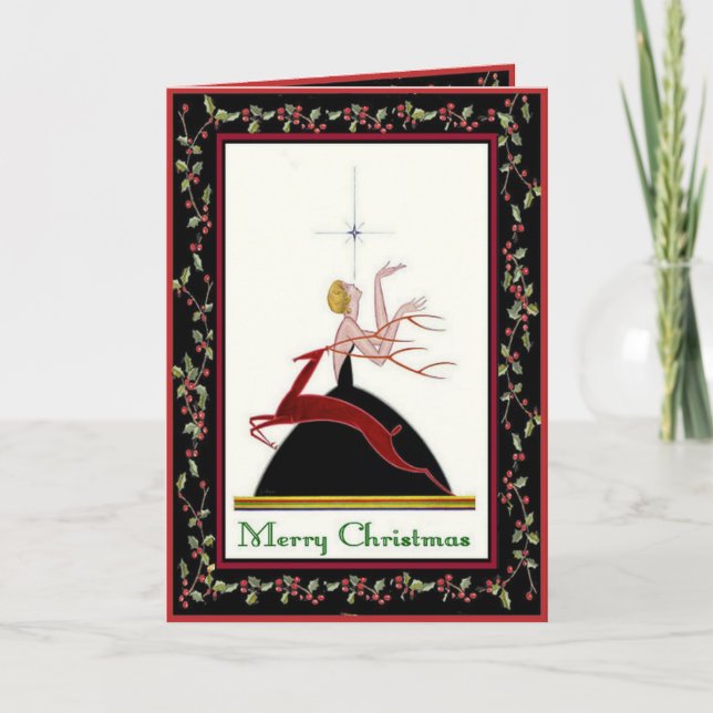 Carte de Noël de Fashionista (Devant)