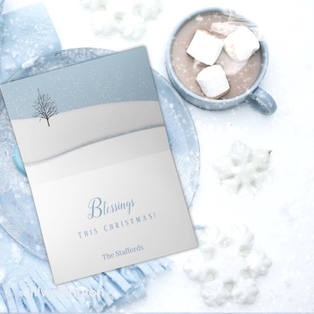 Carte de Noël de forêt enchantée (Créateur téléchargé)