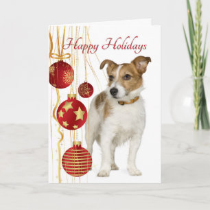 Carte de Noël de Jack Russell Terrier