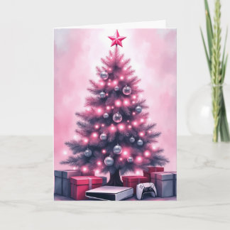 Carte de Noël de joueur fabuleuse