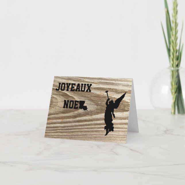 Carte de Noël de Joyeaux Noel Louisiane Cajun (Devant)