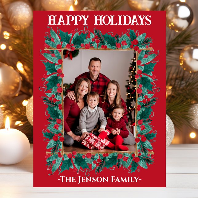 Carte de Noël de la chemise de la frontière (Créateur téléchargé)