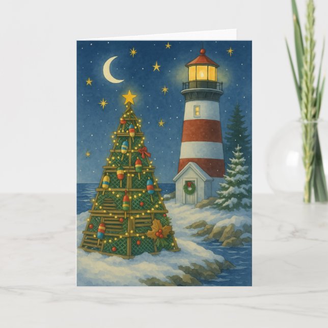 Carte de Noël de la côte atlantique (Devant)