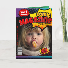 Carte de Noël de la couverture de la bande dessiné