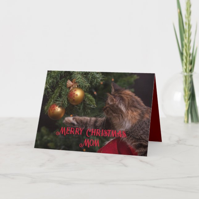 CARTE DE NOËL DE LA CUISINE XMAS POUR MAMAN (Devant)