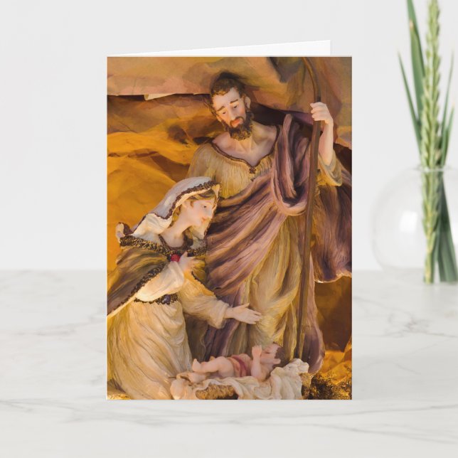 Carte de Noël de la famille Sainte (Devant)