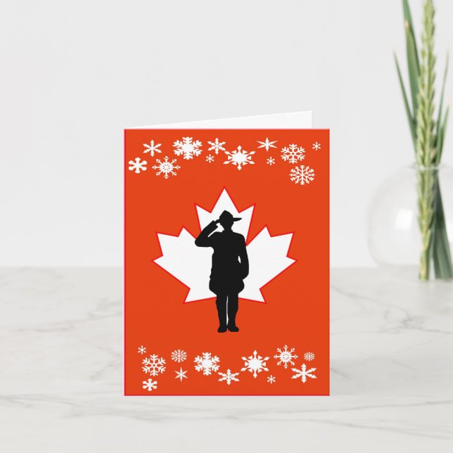 Carte de Noël de la Gendarmerie royale du Canada (Devant)