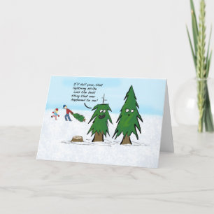 Carte de Noël de la grève de l'éclairage