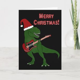 Carte de Noël de la guitare T-Rex