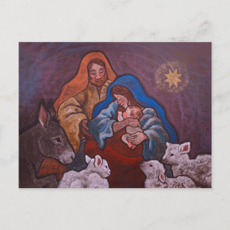carte de Noël de la Nativité