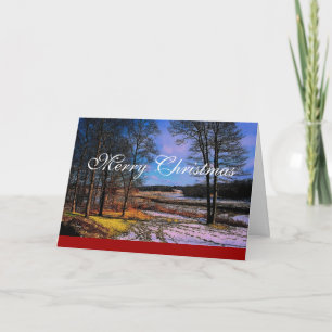 Carte de Noël de la Nouvelle-Angleterre