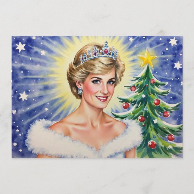 Carte de Noël de la princesse Diana (Devant)