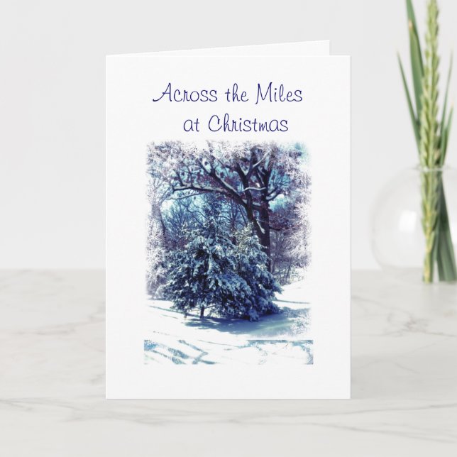 Carte de Noël de l'autre côté de Miles (Devant)