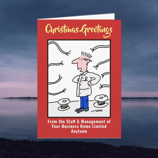 Carte de Noël de l'électricien ou de l'entreprise  (Créateur téléchargé)