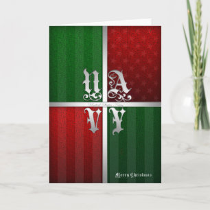 Carte de Noël de marine