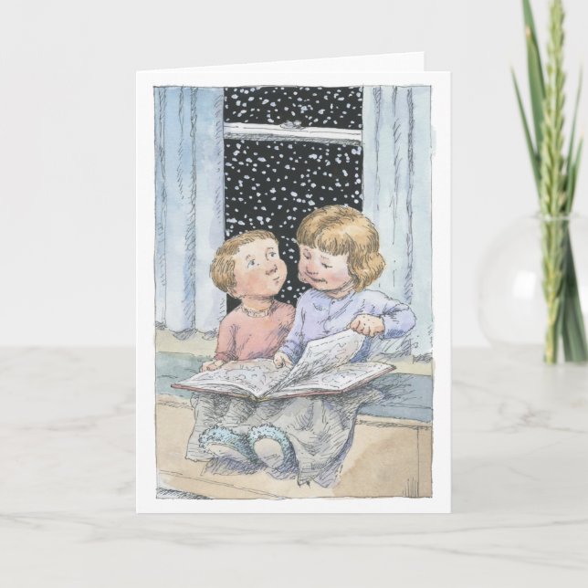 Carte de Noël "de merveille d'hiver" (Devant)