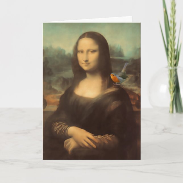 Carte de Noël de Mona Lisa (Devant)