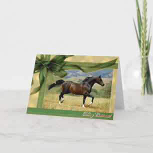 Carte de Noël de Morgan Horse