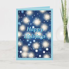 Carte de Noël de neige et de magie