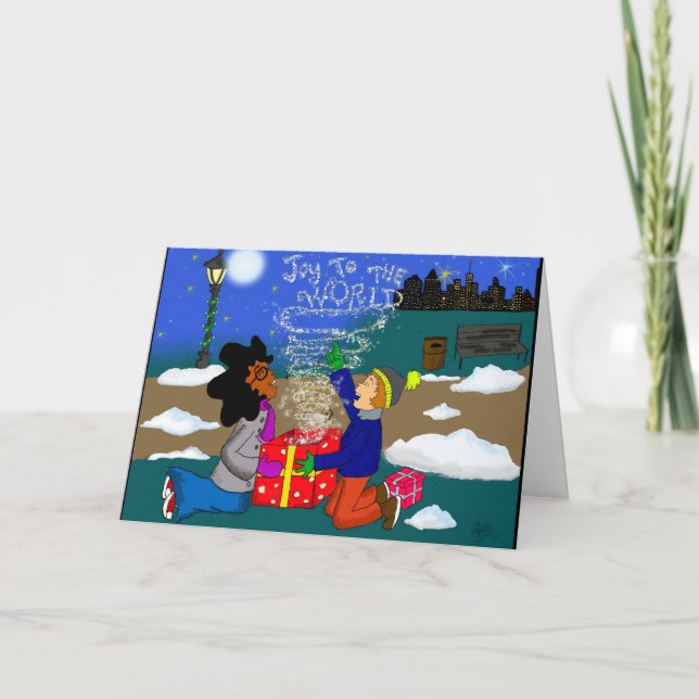 Carte de Noël de Nik & Mike (Devant)