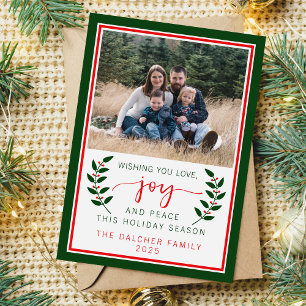 Carte de Noël de Noël 2024 pour Noël à la famille