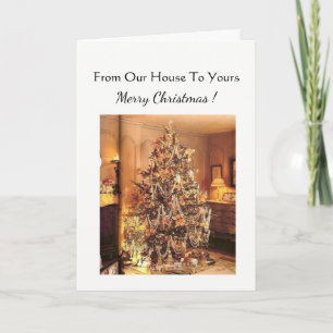 Carte de Noël de notre maison au vôtre