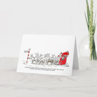 Carte de Noël de Père Noël