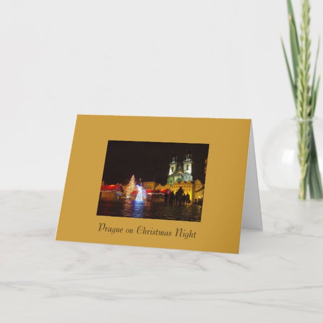Carte de Noël de Prague (Devant)