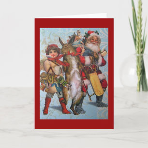 Carte de Noël de reproduction vintage