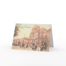Carte de Noël de route de Tamworth Victoria