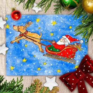 Carte de Noël de Santa par Nicole Janes