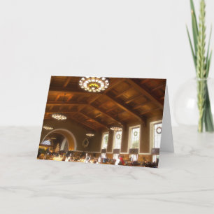 Carte de Noël de station des syndicats