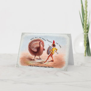 Carte de Noël de Turquie victorienne