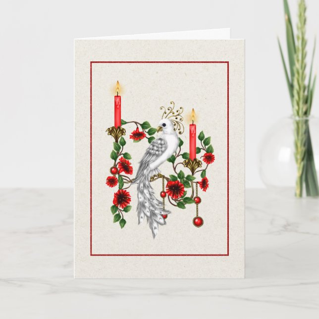Carte de Noël d'entreprise avec Noël T (Devant)