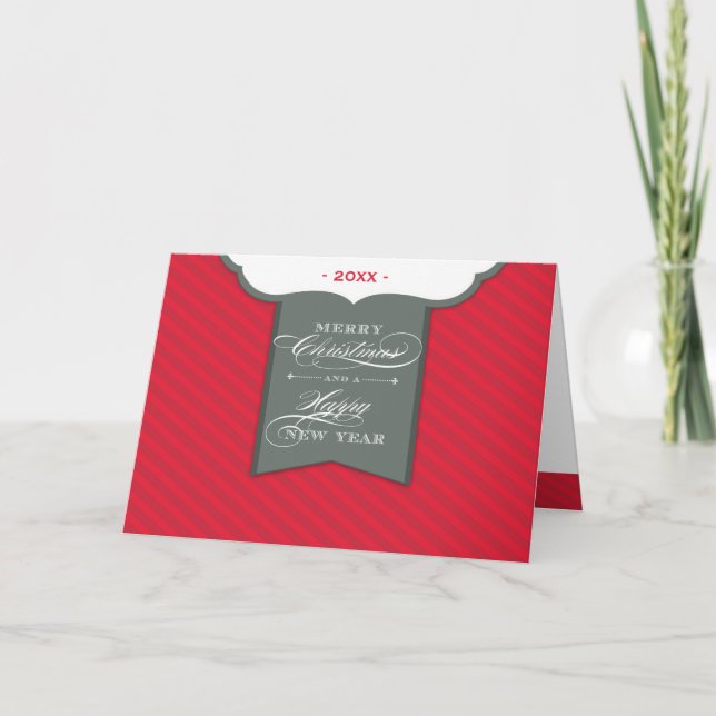 CARTE DE NOËL D'ENTREPRISE :: lapel 6L (Devant)