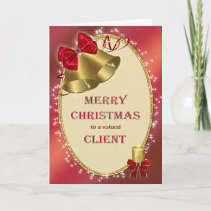 Carte de Noël d'entreprise pour client