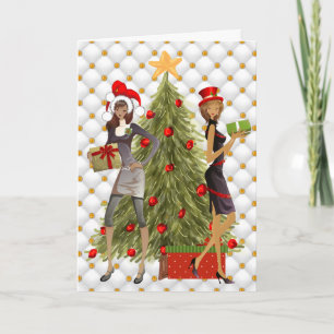 Carte de Noël des femmes africaines