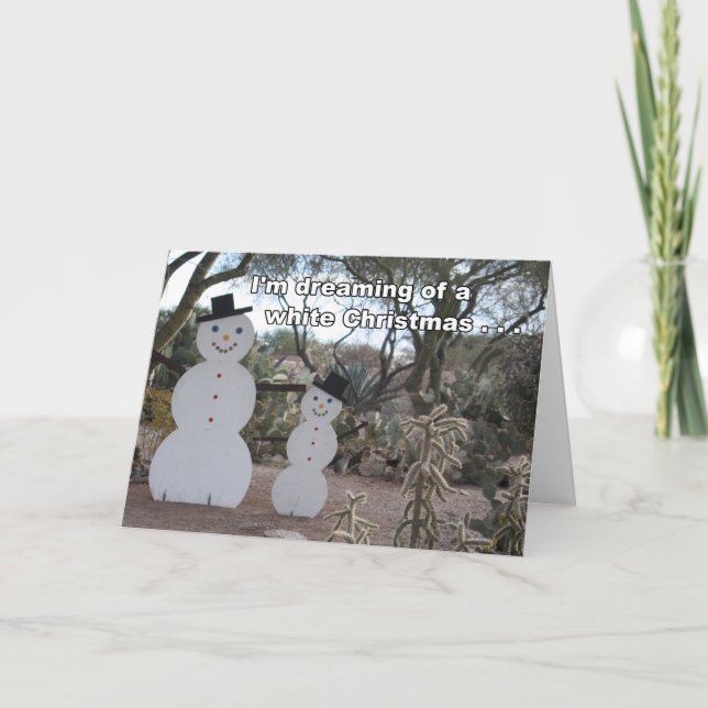 Carte de Noël des Snowbirds du désert (Devant)