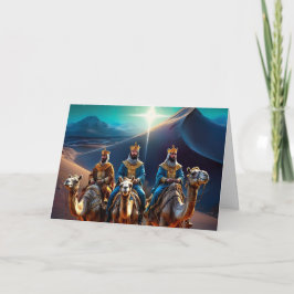 Carte de Noël des trois rois religieux