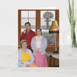 Carte de Noël d'hiver nucléaire