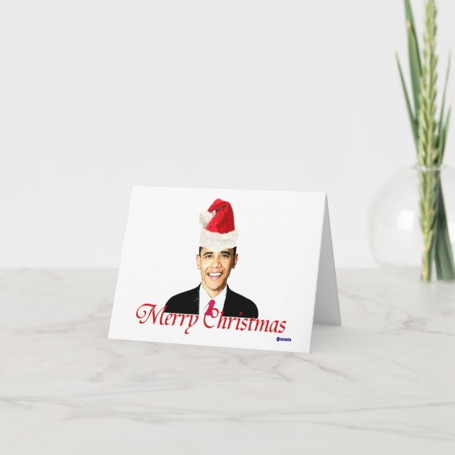Carte de Noël d'Obama (Devant)