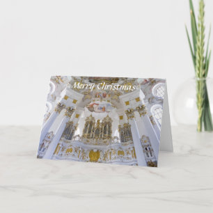 Carte de Noël d'organe de Wieskirche