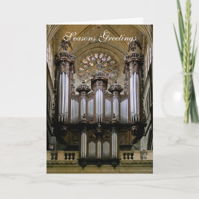 Carte de Noël d'orgue de la cathédrale d'Auch (Devant)