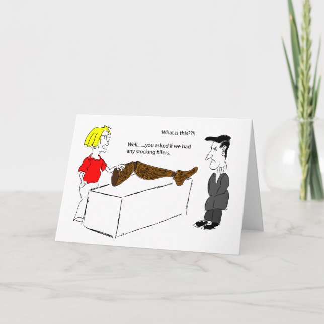 Carte de Noël drôle (Devant)