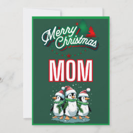 Carte de Noël drôle de maman