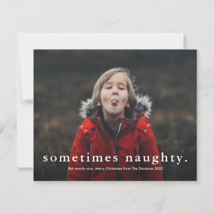 Carte de Noël drôle naughty 3 Photo Budget